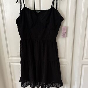 Wild Fable Black Textured Top